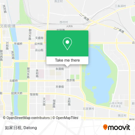 如家日租 map