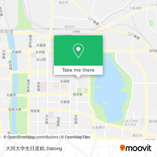 大同大学生日蛋糕 map