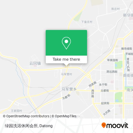 绿园洗浴休闲会所 map