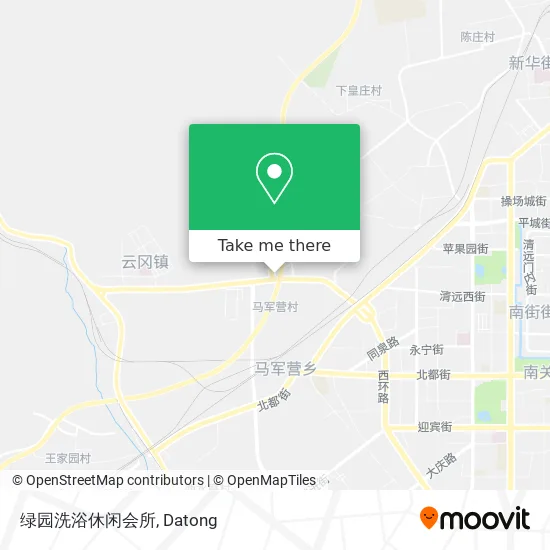 绿园洗浴休闲会所 map