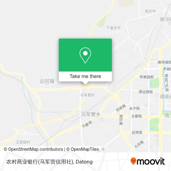 农村商业银行(马军营信用社) map