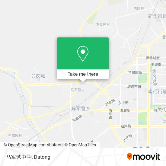 马军营中学 map