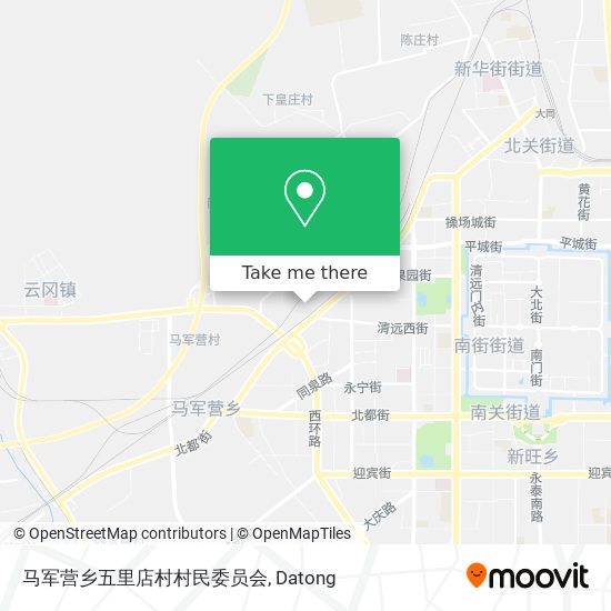 马军营乡五里店村村民委员会 map