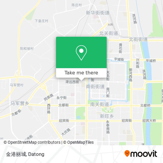 金港丽城 map
