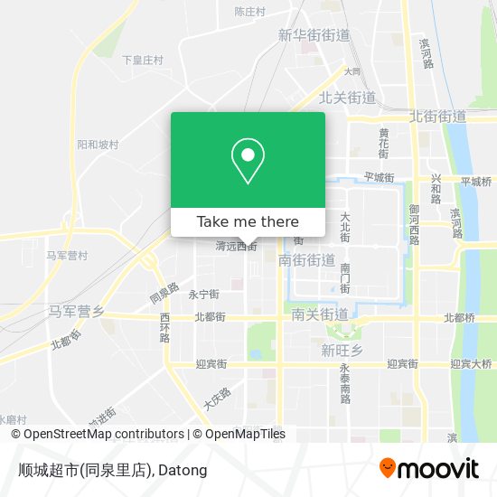 顺城超市(同泉里店) map