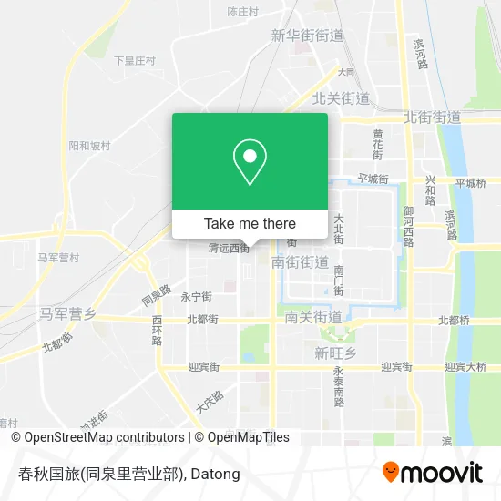春秋国旅(同泉里营业部) map