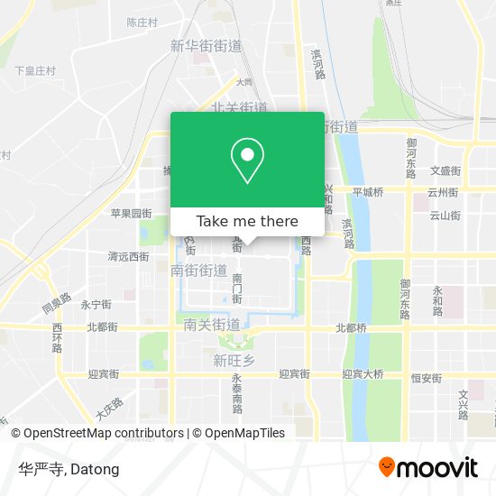 华严寺 map