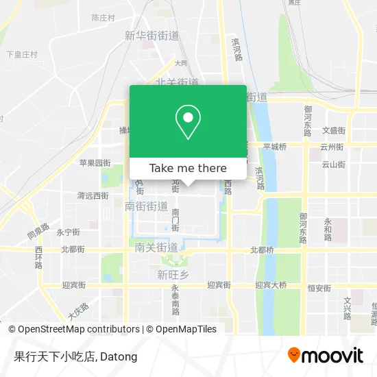 果行天下小吃店 map