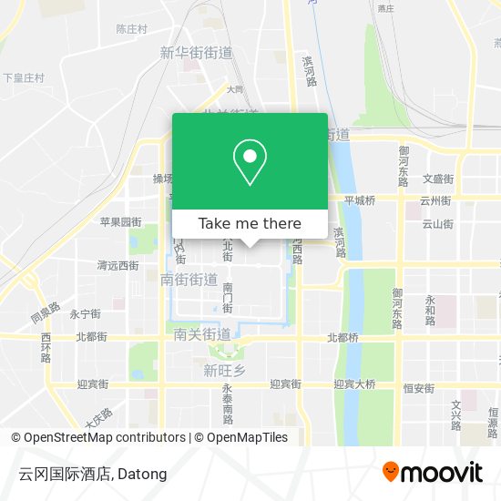 云冈国际酒店 map