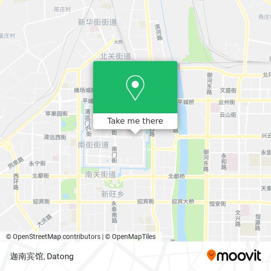 迦南宾馆 map