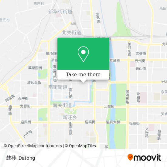 鼓楼 map