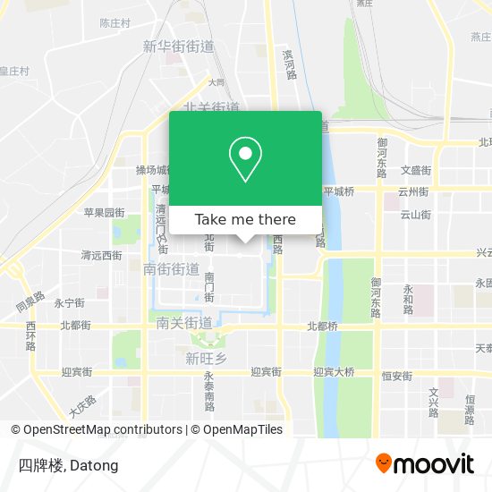 四牌楼 map