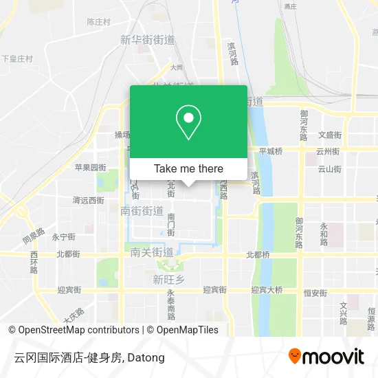 云冈国际酒店-健身房 map