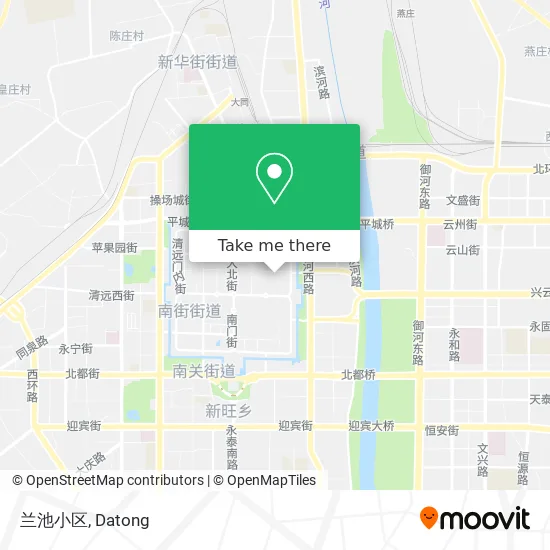 兰池小区 map