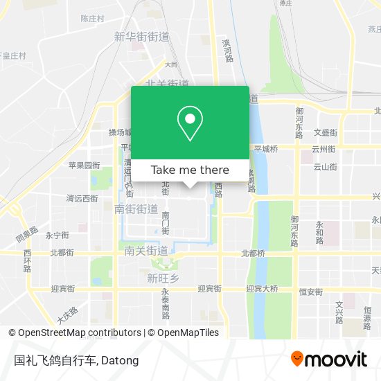 国礼飞鸽自行车 map