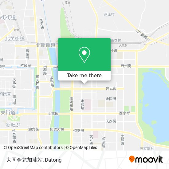 大同金龙加油站 map