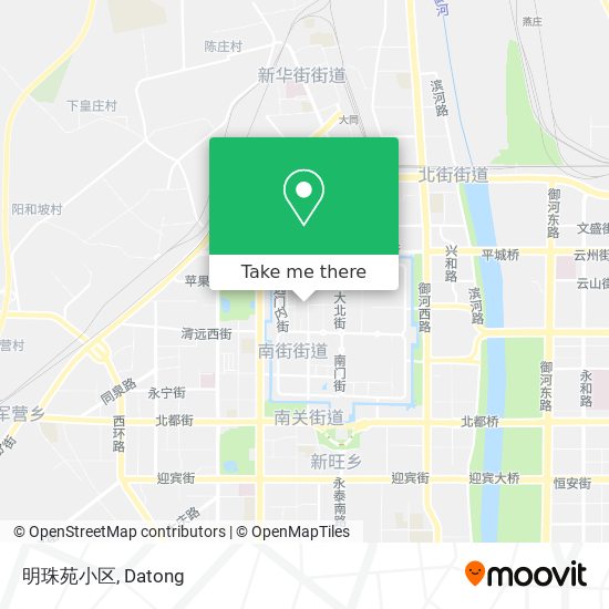 明珠苑小区 map