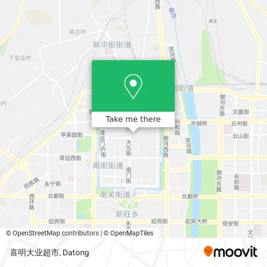喜明大业超市 map