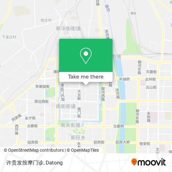 许贵发按摩门诊 map