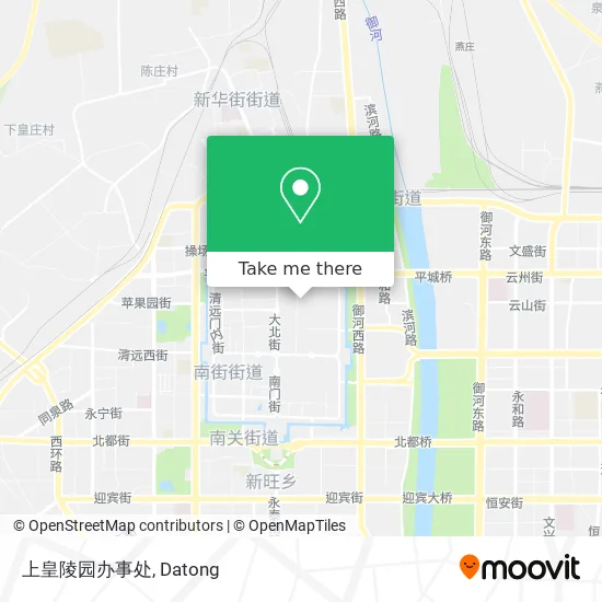 上皇陵园办事处 map