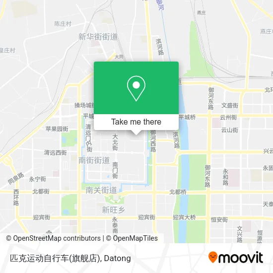 匹克运动自行车(旗舰店) map