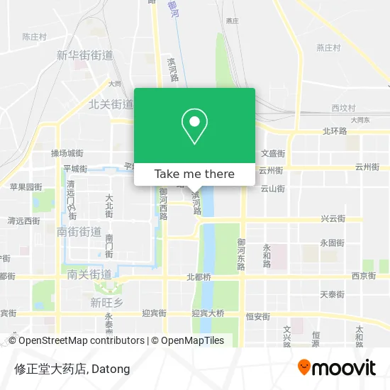 修正堂大药店 map