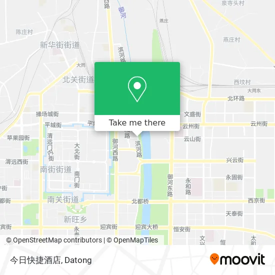 今日快捷酒店 map