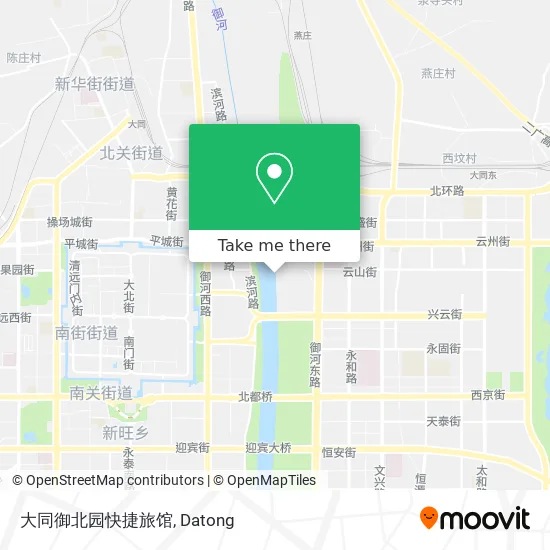 大同御北园快捷旅馆 map