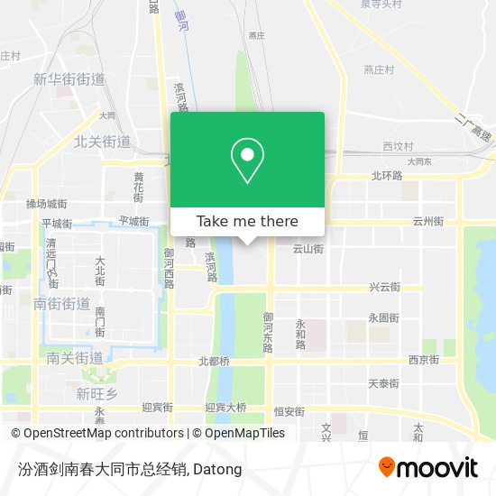 汾酒剑南春大同市总经销 map