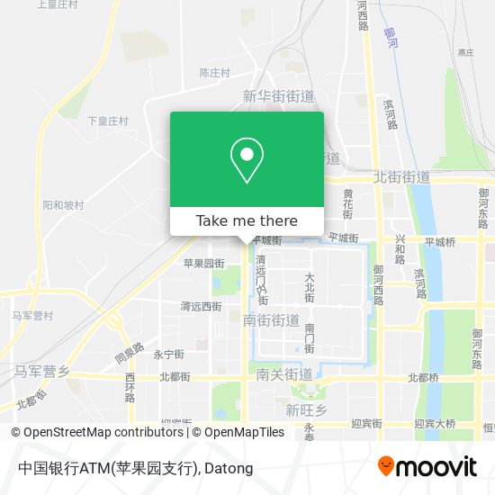中国银行ATM(苹果园支行) map