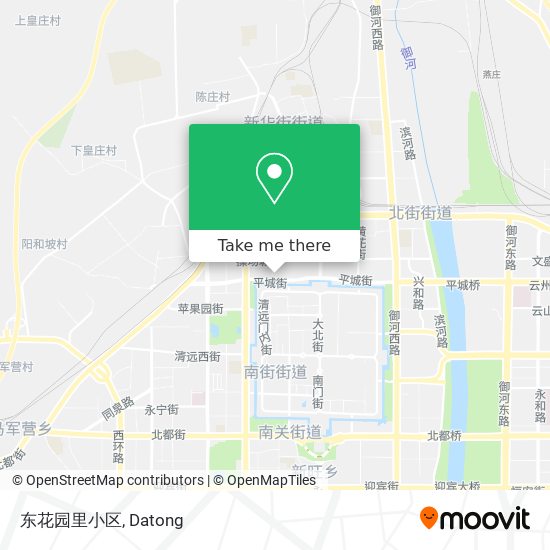 东花园里小区 map