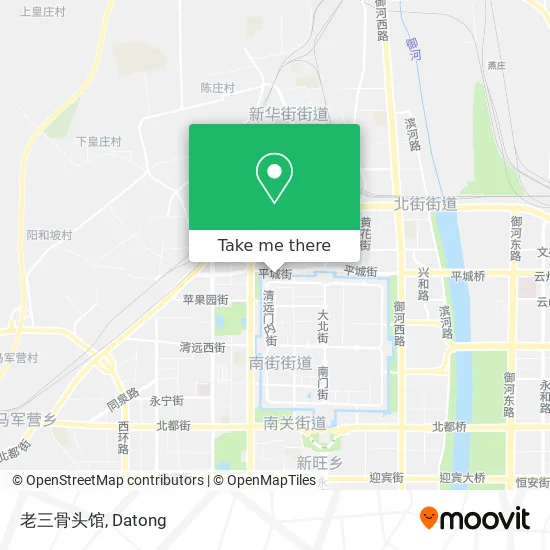 老三骨头馆 map