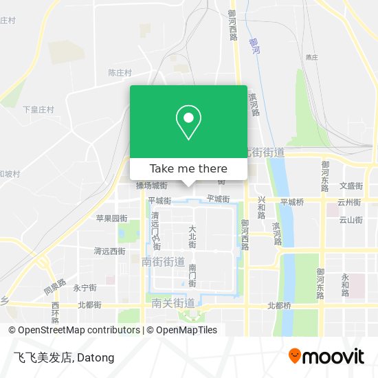 飞飞美发店 map