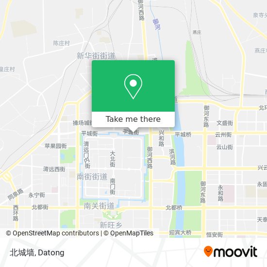 北城墙 map