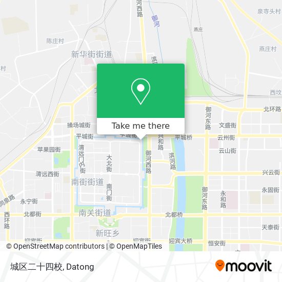 城区二十四校 map