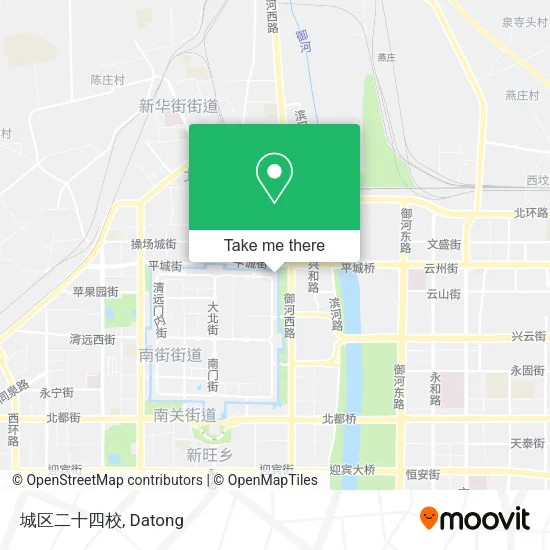 城区二十四校 map