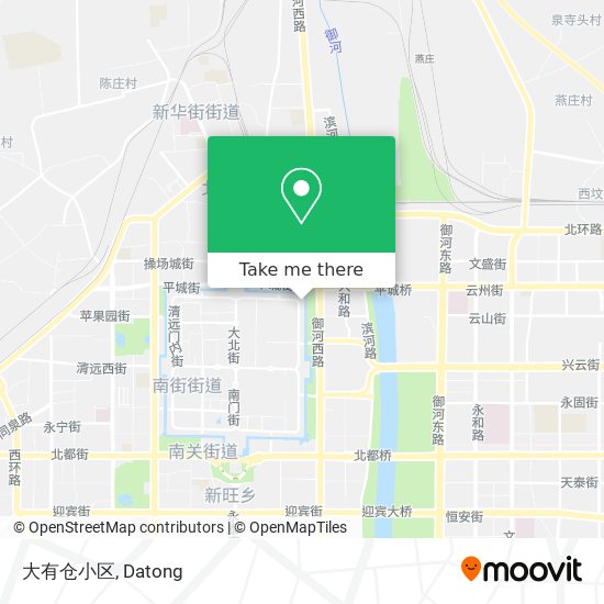 大有仓小区 map