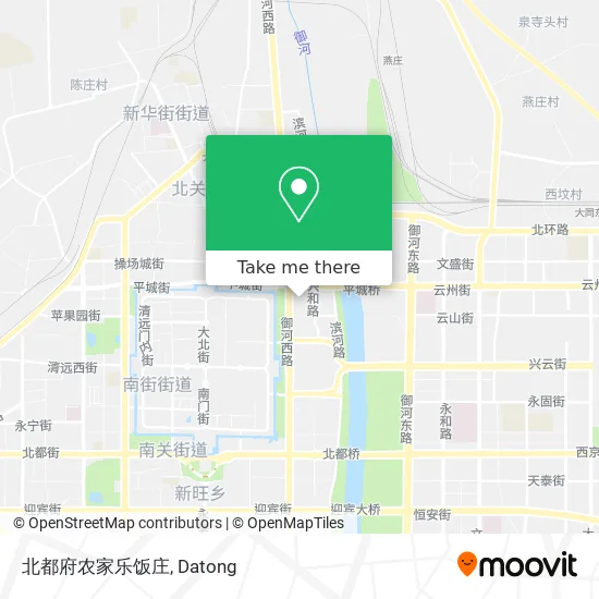 北都府农家乐饭庄 map