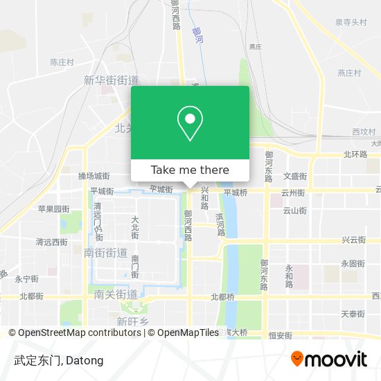 武定东门 map
