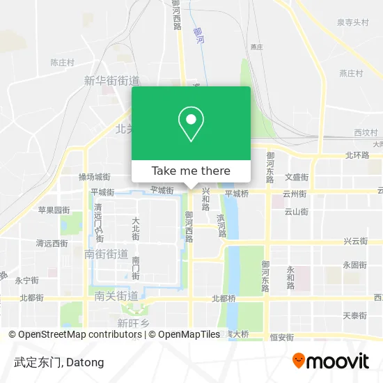 武定东门 map