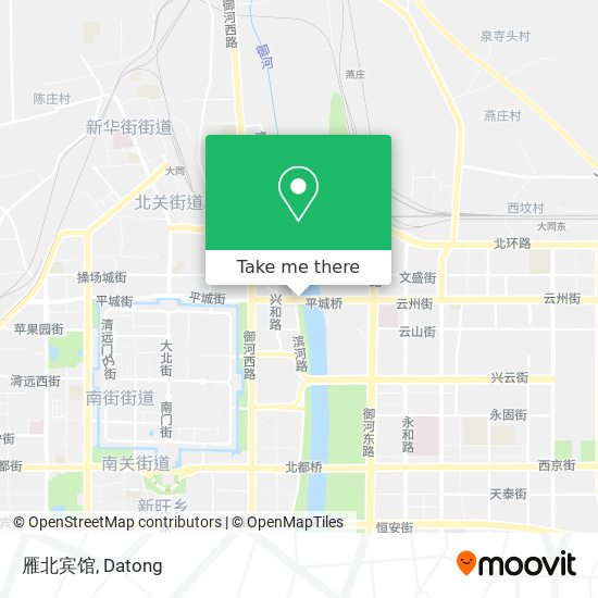 雁北宾馆 map