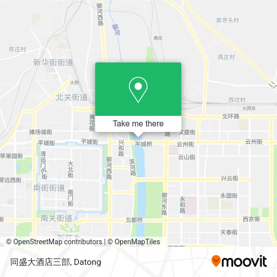 同盛大酒店三部 map