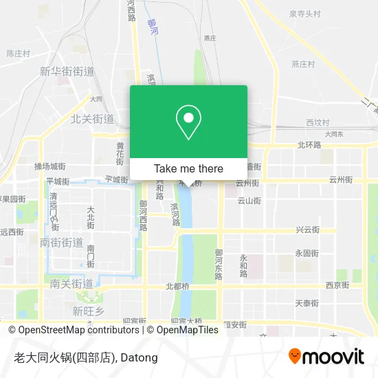 老大同火锅(四部店) map