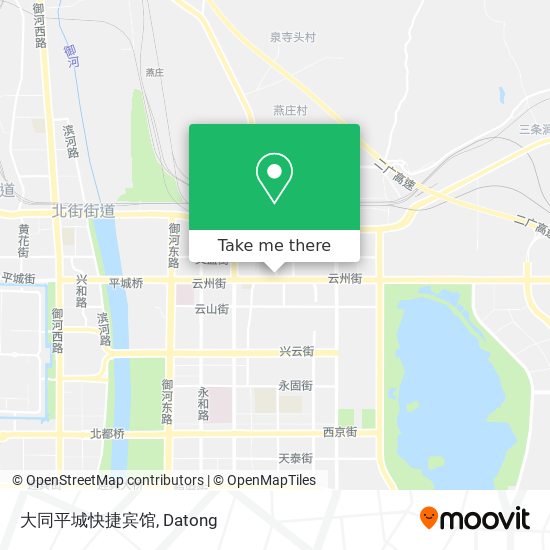 大同平城快捷宾馆 map