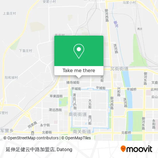 延伸足健云中路加盟店 map