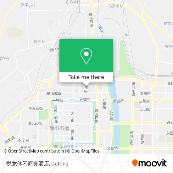 悦龙休闲商务酒店 map