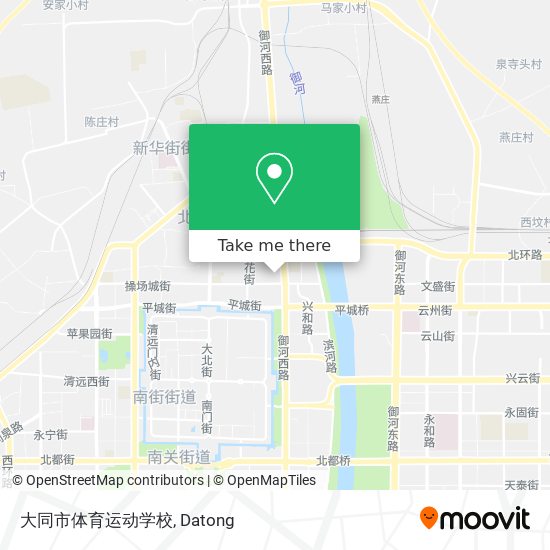 大同市体育运动学校 map