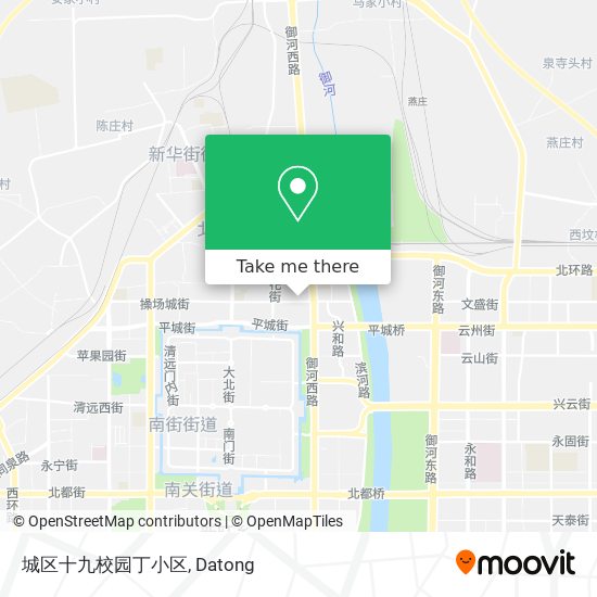 城区十九校园丁小区 map