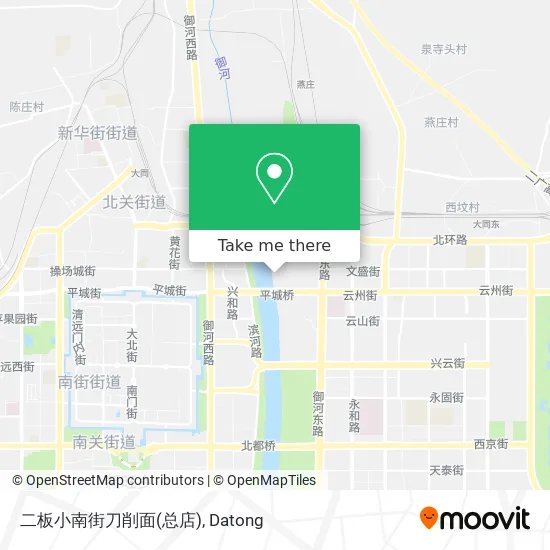 二板小南街刀削面(总店) map