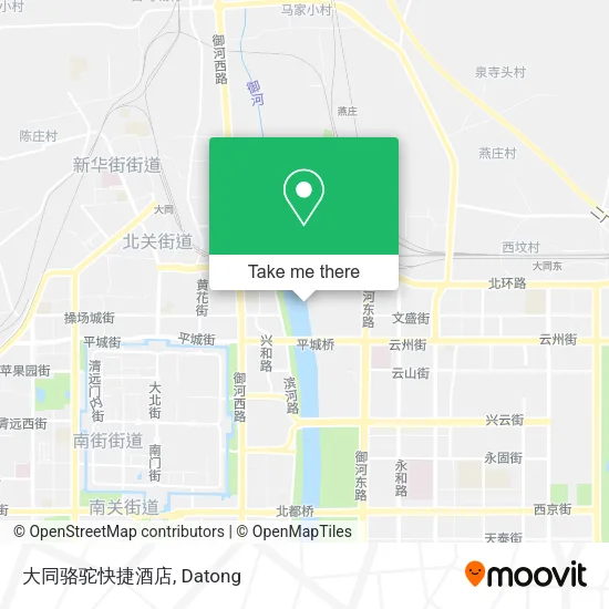 大同骆驼快捷酒店 map